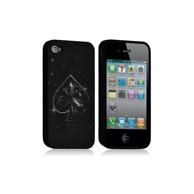 Housse étui coque gel pour Apple iPhone 4 / 4S motif LM15