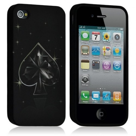 Housse étui coque gel pour Apple iPhone 4 / 4S motif LM15