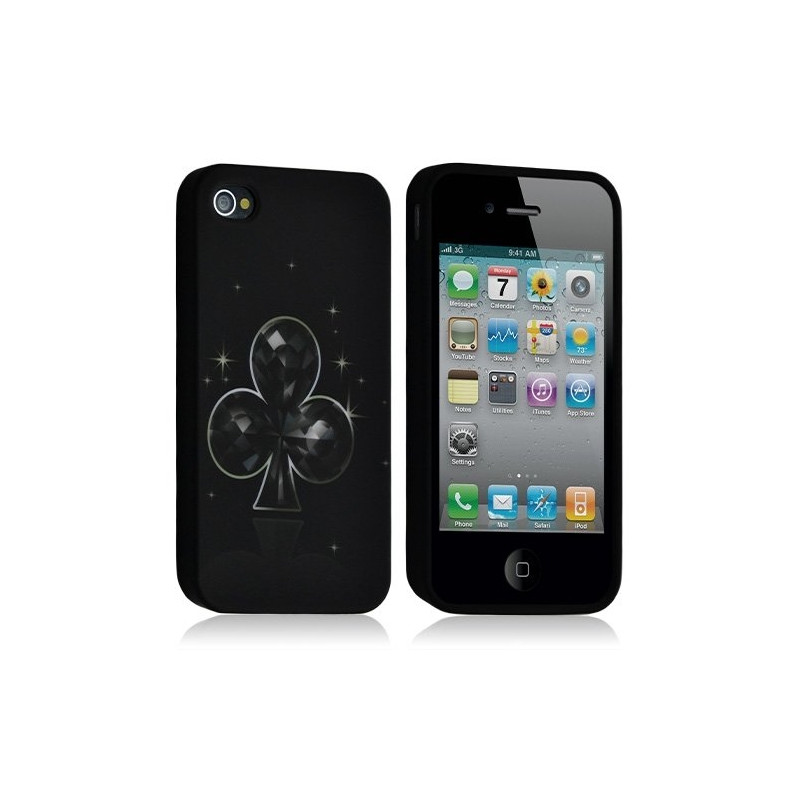 Housse étui coque gel pour Apple iPhone 4 / 4S motif LM16