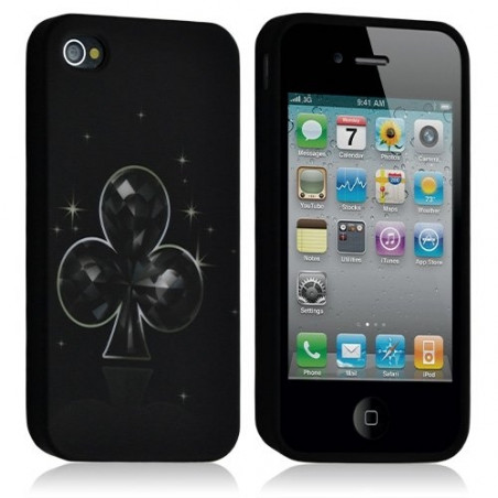 Housse étui coque gel pour Apple iPhone 4 / 4S motif LM16