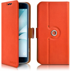 Etui Support 360 degrés Universel M Orange pour Acer Liquid M330