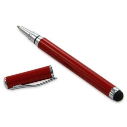 Stylet 2en1 fonction stylo pour BlackBerry Playbook Couleur Rouge