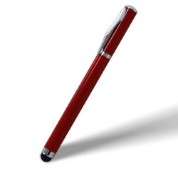 Stylet 2en1 fonction stylo pour BlackBerry Playbook Couleur Rouge