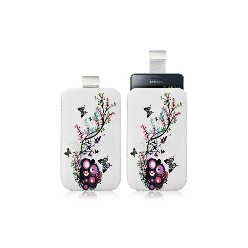 Housse Coque Étui Pochette pour Samsung Galaxy S2 Plus i9105 avec motif HF01