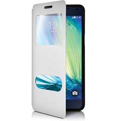 Etui S-View Fonction Support Couleur Blanc pour Samsung Galaxy A5