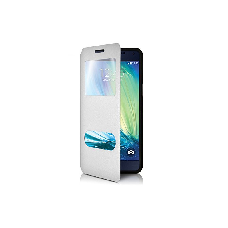 Etui S-View Fonction Support Couleur Blanc pour Samsung Galaxy A5