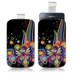 Housse Coque Étui Pochette pour Samsung Galaxy S2 Plus i9105 avec motif HF05