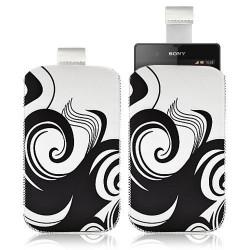 Housse Coque Étui Pochette pour Sony Xperia Z avec motif HF04