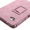 Housse coque etui pour Samsung Tab 7.0 Style Diamant Couleur Rose Pâle