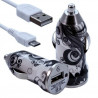 Chargeur Voiture Allume Cigare USB avec Câble Data avec Motif CV11 pour Sony Xperia E