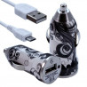 Chargeur Voiture Allume Cigare USB avec Câble Data avec Motif CV11 pour Alcatel One Touch : 282 / 355 / 358 / 585 / 813