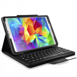 Etui avec Clavier Azerty Bluetooth pour Tablette Samsung Galaxy Tab S 8.4 T700/705