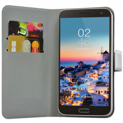 Housse Etui Universel S couleur blanc pour Yezz Andy 4EL2 Lte