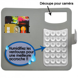 Housse Etui Universel S couleur blanc pour Yezz Andy 4EL2 Lte