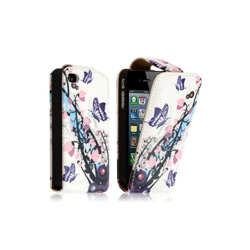 Housse coque étui pour Apple iPhone 4 / 4S avec motif HF01