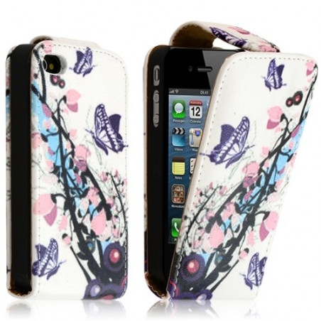 Housse coque étui pour Apple iPhone 4 / 4S avec motif HF01