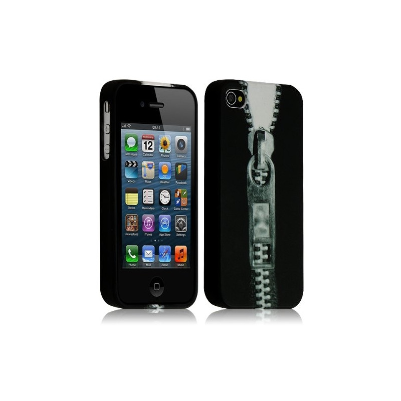 Housse étui coque gel pour Apple iPhone 4 / 4S avec motif LM07