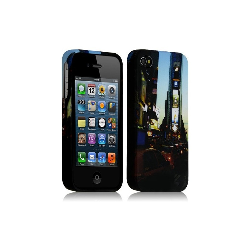 Housse étui coque gel pour Apple iPhone 4 / 4S avec motif LM19