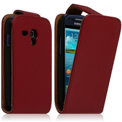 Housse coque étui pour SAMSUNG GALAXY S3 MINI Couleur Rouge