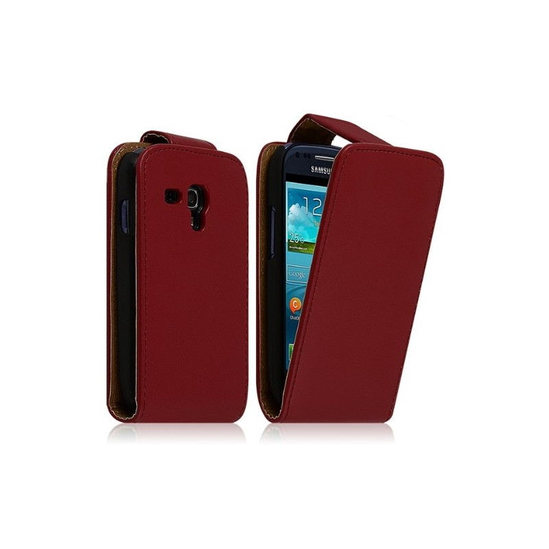 Housse coque étui pour SAMSUNG GALAXY S3 MINI Couleur Rouge