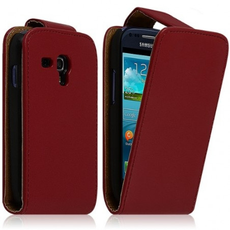 Housse coque étui pour SAMSUNG GALAXY S3 MINI Couleur Rouge