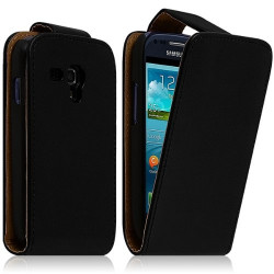 Housse coque étui pour SAMSUNG GALAXY S3 MINI Couleur Noir