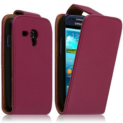 Housse coque étui pour SAMSUNG GALAXY S3 MINI Couleur Rose Fushia