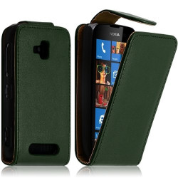 Housse coque étui pour Nokia Lumia 610 Couleur Vert Foncé