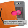 Housse Etui Support 360 degrés Universel S Rose pour HiSense Starshine 5