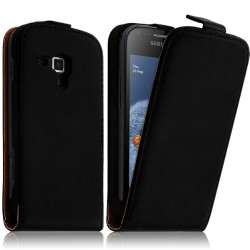 Housse Coque Etui pour Samsung Galaxy Trend S7560 Couleur Noir