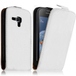 Housse Coque Etui pour Samsung Galaxy Trend S7560 Couleur Blanc