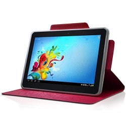 Housse Etui Universel L Rose fushia pour Tablette Asus Zenpad 3S 10