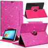 Housse Etui Diamant Universel M Rose Fushia pour Tablette Cube U63GT 8"