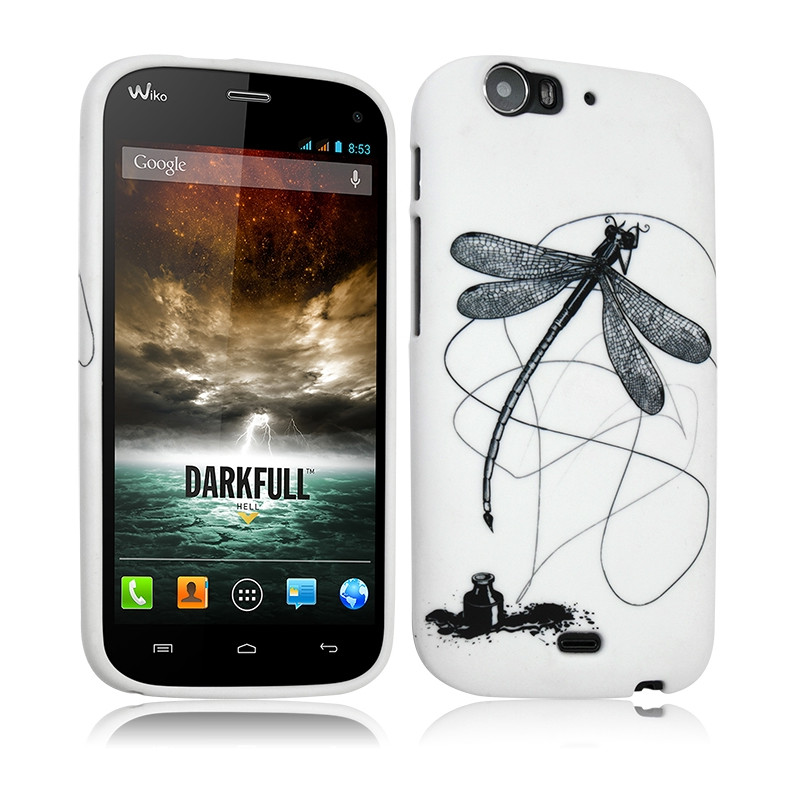 Coque Semi Rigide pour Wiko Darkfull avec Motif LM01 + Film