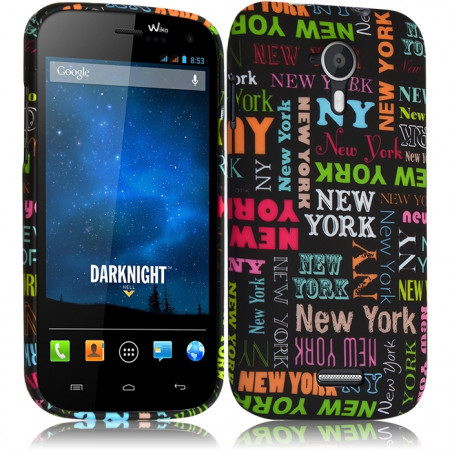 Housse Coque Semi Rigide pour Wiko Darknight avec Motif LM20 + Film