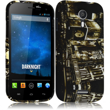 Housse Coque Semi Rigide pour Wiko Darknight avec Motif KJ25 + Film