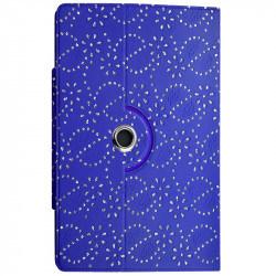 Housse Etui Diamant Universel S bleu pour Tablette Apple iPad mini LED 7,8”