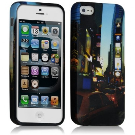 Housse Coque Etui Gel pour Apple Iphone 5S motif LM19