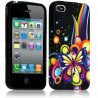 Housse Etui Coque pour Apple Iphone 4 / 4S motif HF05 + Chargeur Auto