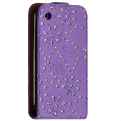 Housse Coque Etui pour Apple iPhone 3G/3GS Style Diamant Couleur Violet