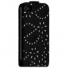 Housse Coque Etui pour Apple iPhone 4/4S Style Diamant couleur Noir