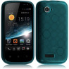 Housse Coque Gel Cercle pour Wiko Cink Slim 2 Couleur Bleu Translucide