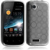 Housse Coque Gel Cercle pour Wiko Cink Slim 2 Couleur Gris Translucide