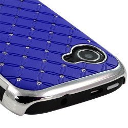 Housse Coque Rigide pour Wiko Cink Slim 2 Motif Diamant Couleur Bleu