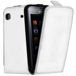 Housse Etui de Protection Couleur Blanc pour Samsung Galaxy S i9000