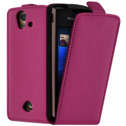 Housse Coque Etui pour Sony Ericsson Xperia Ray ST18i Couleur 