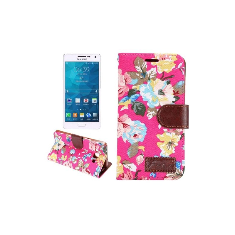 Etui Portefeuille de Protection et Support Motif pour Samsung Galaxy A5