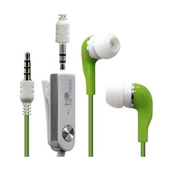 Écouteurs Stéréo Filaires couleur Vert pour Sony : Xperia T3 / Xperia M2 / Xperia M / Xperia T2 Ultra / Xperia Z2 / Xperia Z1
