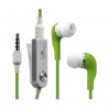Écouteurs Stéréo Filaires couleur Vert pour Acer : Liquid S2 / liquid Z5 / liquid Z5 Duo / Liquid Z3 / Liquid Z4 / Liquid E2 