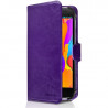 Etui Universel L Porte-Carte à Attaches Couleur Violet pour Meizu M2 Note